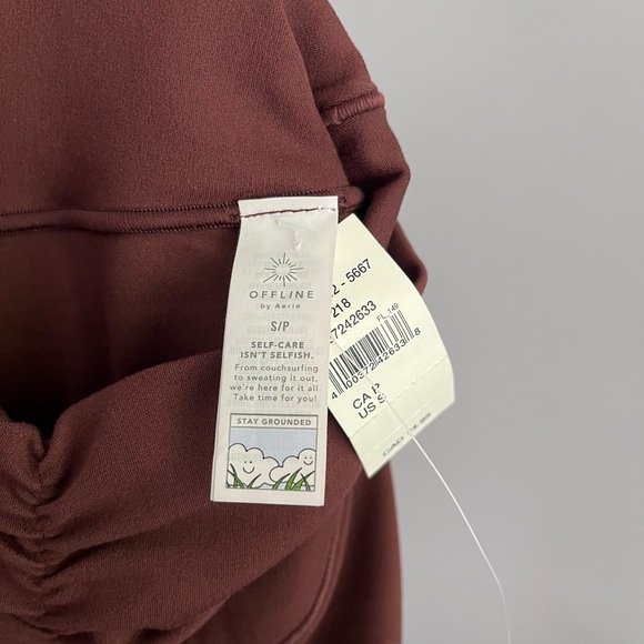 Aerie Real Me High Waisted Ruched Flare Legging NWT - Picture 5 of 7